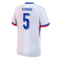 Francúzsko Jules Kounde #5 Vonkajší futbalový dres ME 2024 Krátky Rukáv